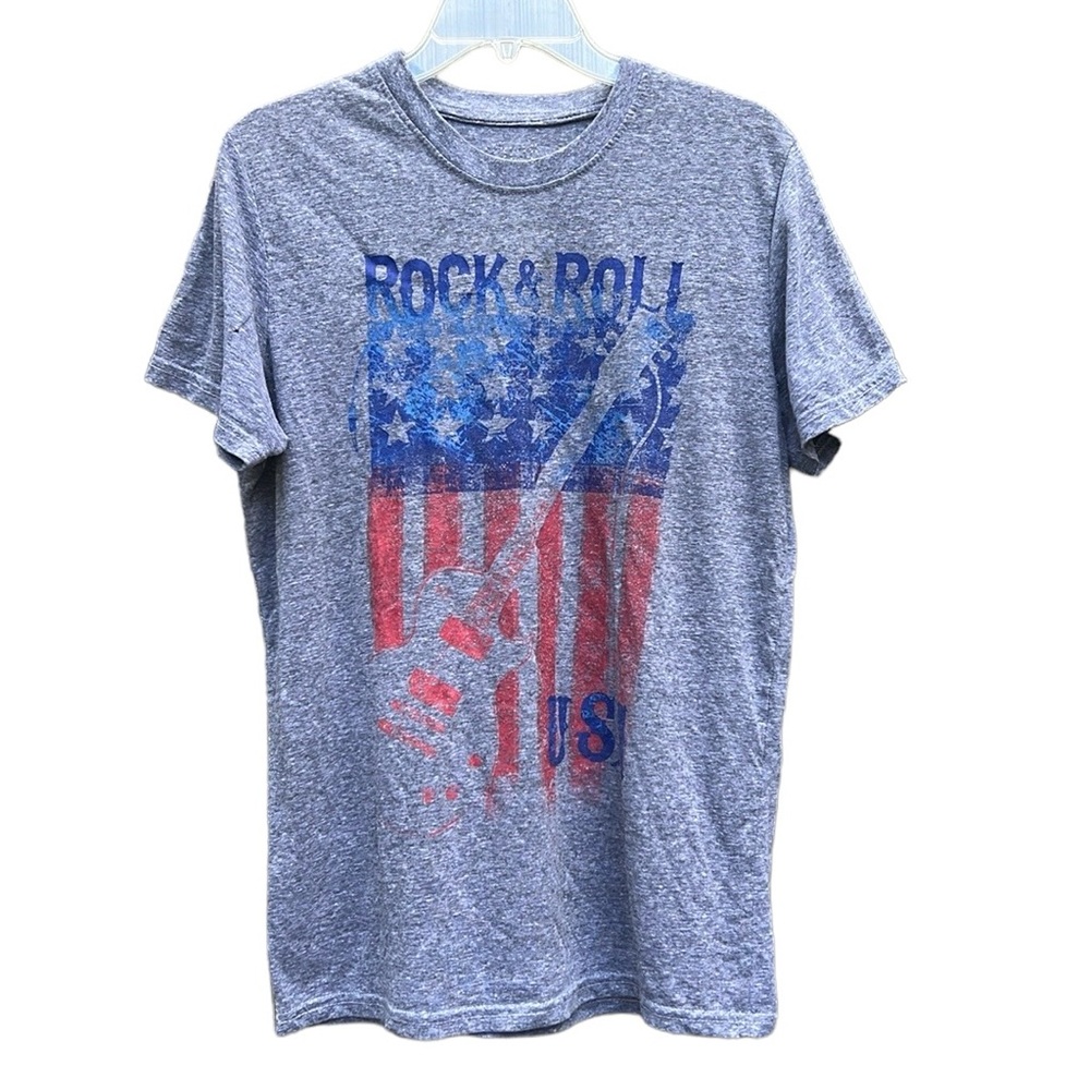 Home of the Brave Tee Shirt Rock & Roll USA size small